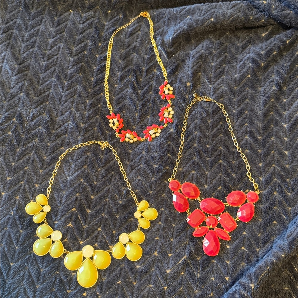 Colorful Statement Necklace Set